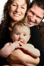 Beautiful young family Royalty Free Stock Photo