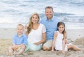 Beautiful young family Portrait Royalty Free Stock Photo