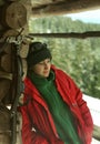 Beautiful Young Hiker Resting