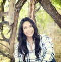 Beautiful Young Millennial Hispanic, American Indian, Multi-racial Young Woman Portrait Royalty Free Stock Photo