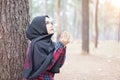 Beautiful Young Muslim Girl Duaa Praying for God Royalty Free Stock Photo