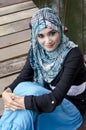Beautiful young muslimah Royalty Free Stock Photo
