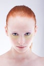 Beautiful young red-haired woman Royalty Free Stock Photo