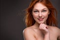 Beautiful young red-haired woman Royalty Free Stock Photo