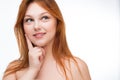 Beautiful young red-haired woman Royalty Free Stock Photo