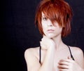 Beautiful young redhead woman Royalty Free Stock Photo