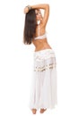 Beautiful young woman arabic belly dancer Royalty Free Stock Photo