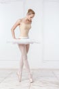 Beautiful Young Woman Ballerina Royalty Free Stock Photo