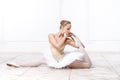 Beautiful Young Woman Ballerina Royalty Free Stock Photo