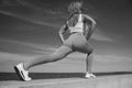 Beautiful young woman doing yoga exercise Royalty Free Stock Photo