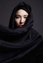 beautiful young woman in Hijab. fashion muslim girl portrait