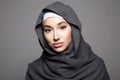 beautiful young woman in Hijab or scarf. fashion muslim girl portrait