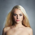 Beautiful young woman with long hair.Blond girl Royalty Free Stock Photo
