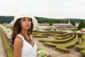 Beautiful young woman in Paris Royalty Free Stock Photo