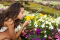 Beautiful young woman in Paris Royalty Free Stock Photo