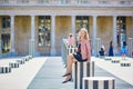 Beautiful young woman in Paris Royalty Free Stock Photo