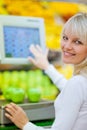 Beautiful young woman shopping Royalty Free Stock Photo