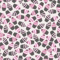 Beautiful yummy cupcake seamless background pattern