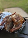 beautiful yummy smoked turkey ready for consuption Royalty Free Stock Photo