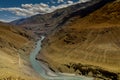 Zanskar river, Ladakh, India Royalty Free Stock Photo