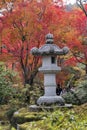 Beautiful zen garden in Tenryuji temple in Arashiyama, Kyoto, Japan Royalty Free Stock Photo