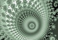 Beautiful zoom into the infinite mathemacial mandelbrot set fractal Royalty Free Stock Photo