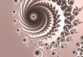 Beautiful zoom into the infinite mathemacial mandelbrot set fractal Royalty Free Stock Photo