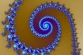 Beautiful zoom into the infinite mathematical mandelbrot set fractal