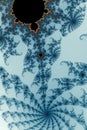 Beautiful zoom into the infinite mathematical mandelbrot set fractal Royalty Free Stock Photo