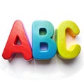 beautifull abc words Royalty Free Stock Photo