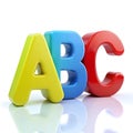beautifull abc words Royalty Free Stock Photo