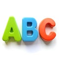 beautifull abc words Royalty Free Stock Photo
