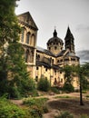 Beautifull Cathedral Roermond is old an historically important town, on the lower Roer at the east bank of the Meuse river. Royalty Free Stock Photo