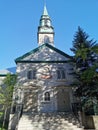 Beautifull english church in Quebec city Canada Royalty Free Stock Photo