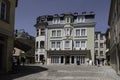 beautifull houses in echternach luxembourg Royalty Free Stock Photo