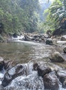 Beautifull Kromong river in pacet mojokerto Royalty Free Stock Photo