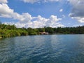 Beautifull lake talaga paca north halmahera Royalty Free Stock Photo