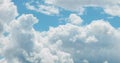 Beautifull light blue sky with dreamy clouds. A background for design Royalty Free Stock Photo
