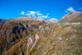 Beautifull mountains of caucasus in Dariali Gorge, Georgia Royalty Free Stock Photo