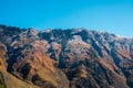 Beautifull mountains of caucasus in Dariali Gorge, Georgia