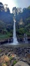 A beautifull orok waterfall at garut city Royalty Free Stock Photo