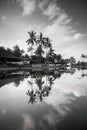 Lotus Lagoon, Candidasa, Bali island