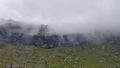 Beautifull Romania Transfagarasan road mountains clouds