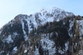 Snowy mountain in Kaprun