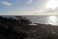 Mosteiros coast - rocky land