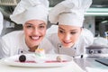 A beautifull two young female chef posing Royalty Free Stock Photo