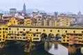 Beautifull view of Ponte Vecchio from Ufizzi Gallery