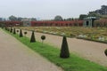 Beautifull view on Schonbrunn palace and gardens in Vienna, Austria