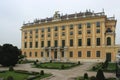 Beautifull view on Schonbrunn palace and gardens in Vienna, Austria