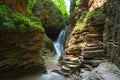 Beautifull waterfall is in Western Caucasus